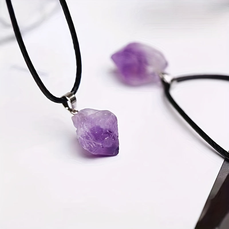 Collier Maria améthyste en or