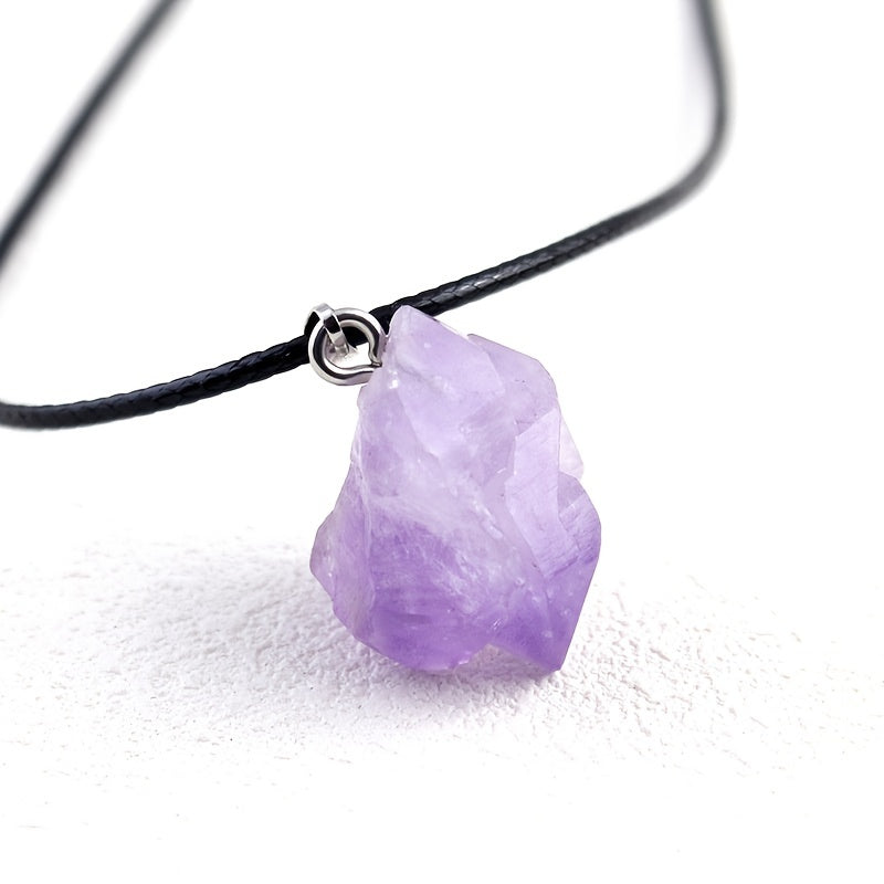 Collier Maria améthyste en or