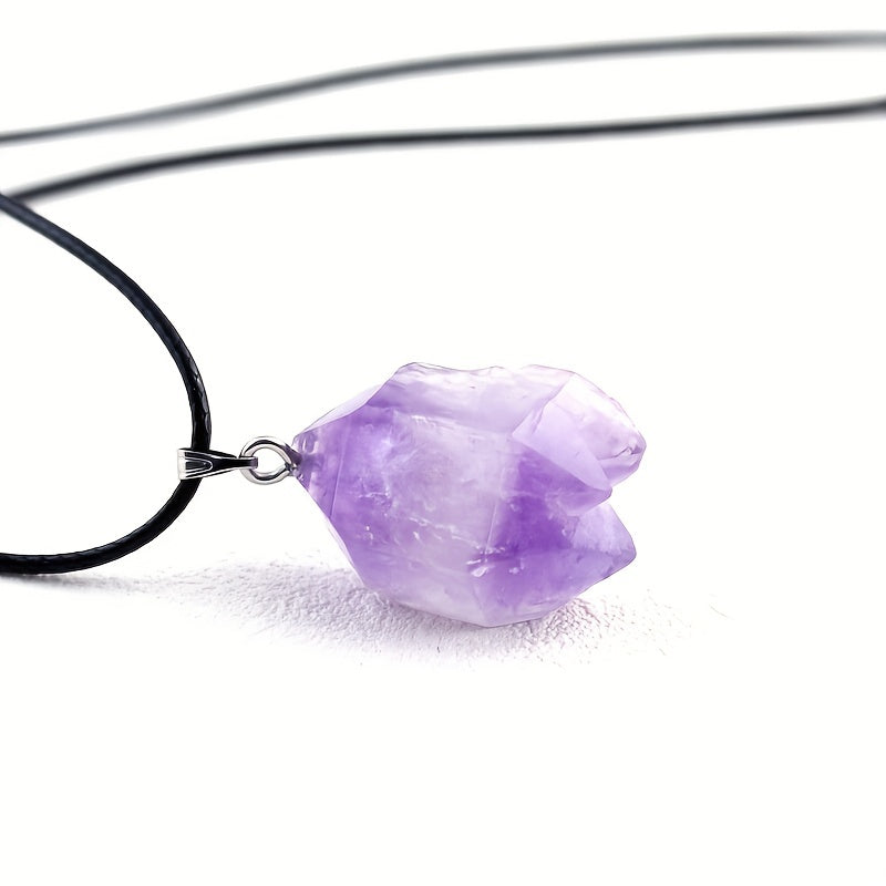 Collier Maria améthyste en or