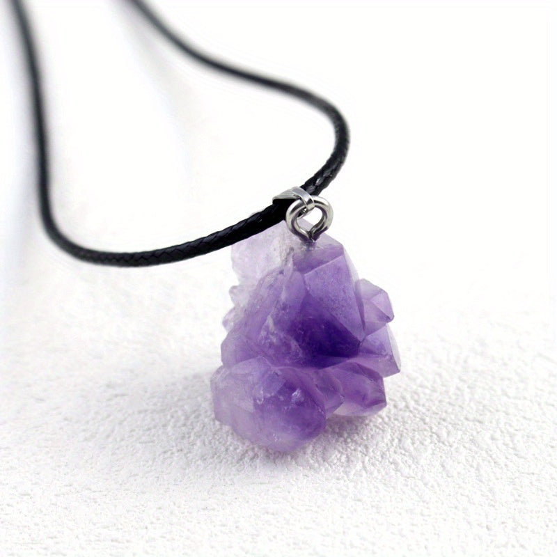 Collier Maria améthyste en or