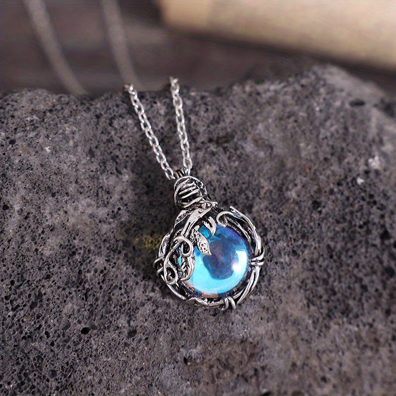 Collier Maria avec pierre de lune en or