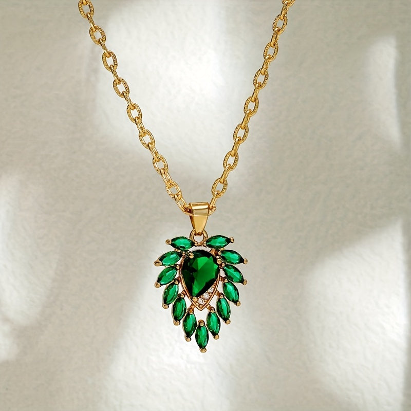 Collier Matilde en émeraude en or
