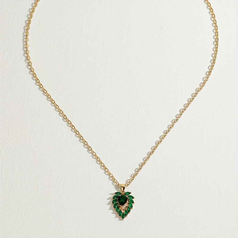 Collier Matilde en émeraude en or
