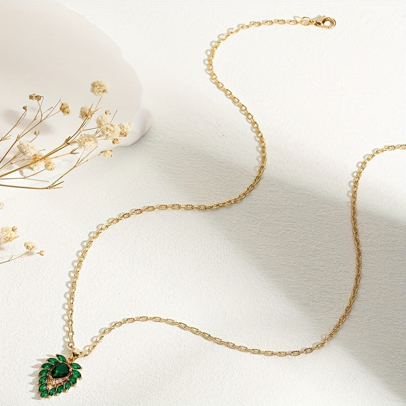 Collier Matilde en émeraude en or