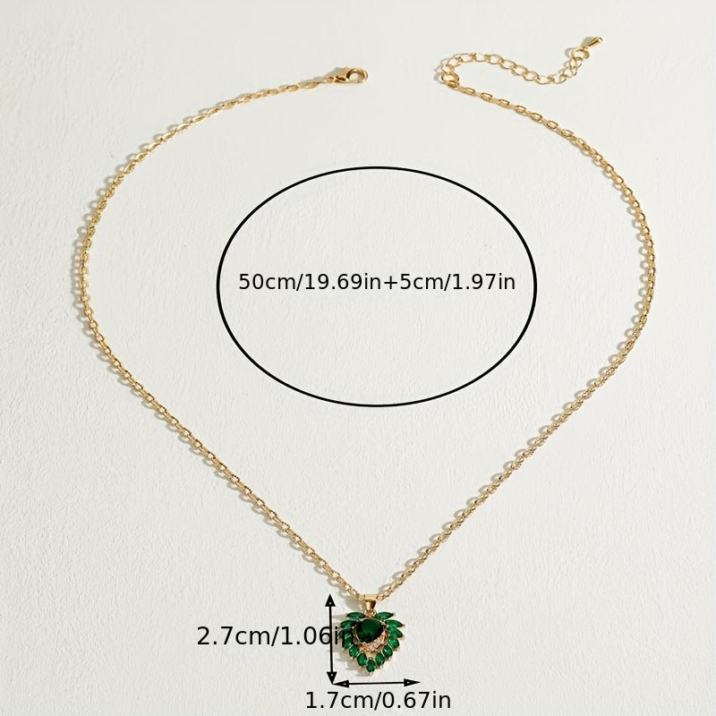 Collier Matilde en émeraude en or
