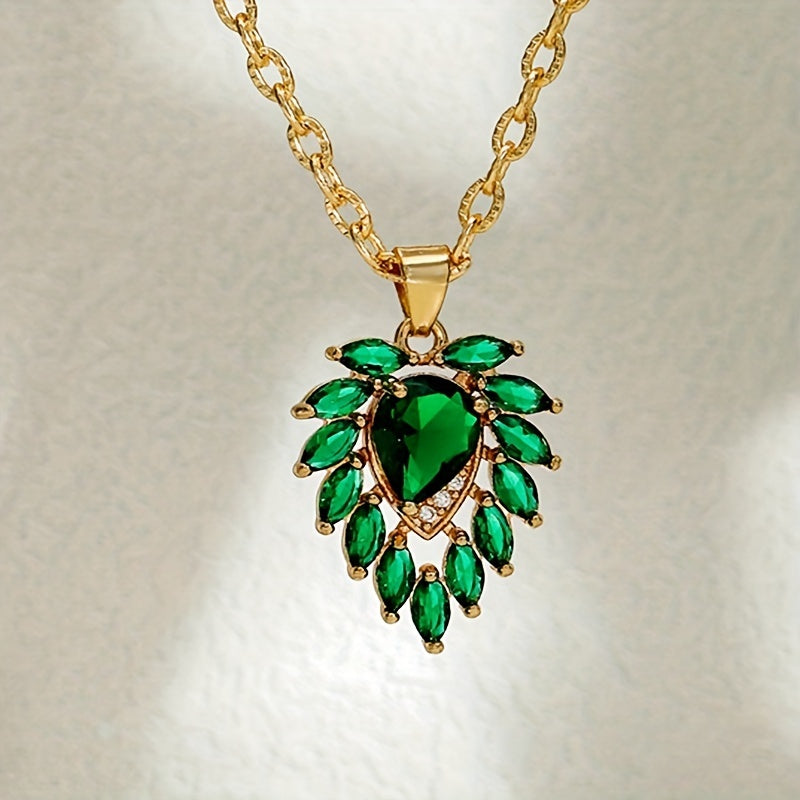 Collier Matilde en émeraude en or
