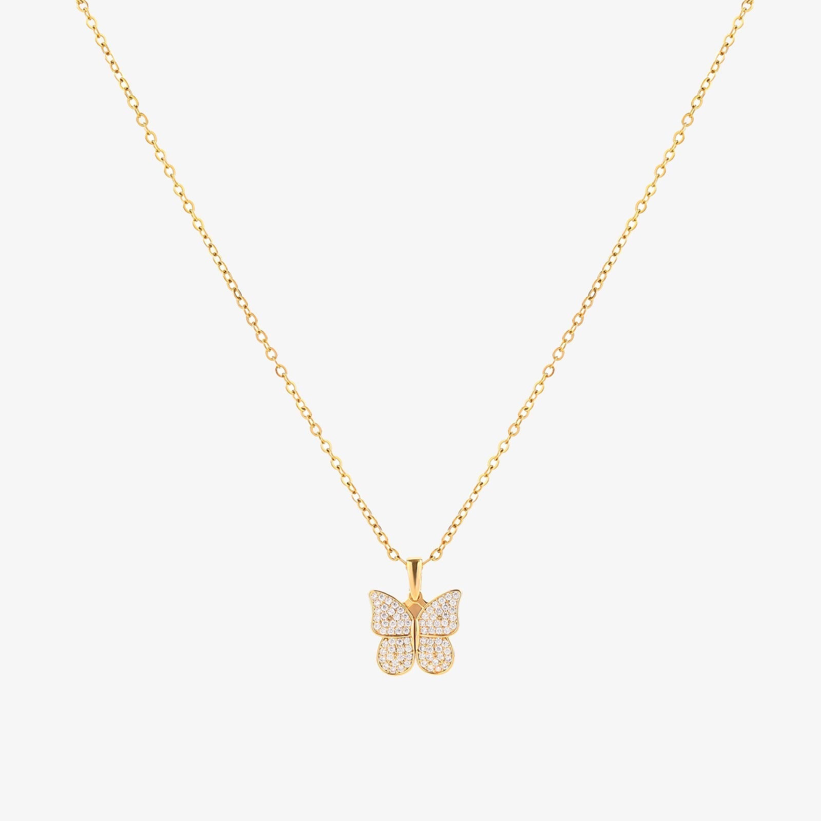 Collier Papillon Rayonnant | Or