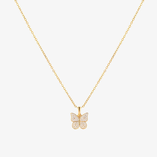 Collier Papillon Rayonnant | Or