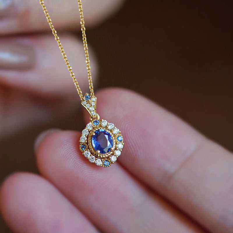 Collier pendentif céleste Royale en or