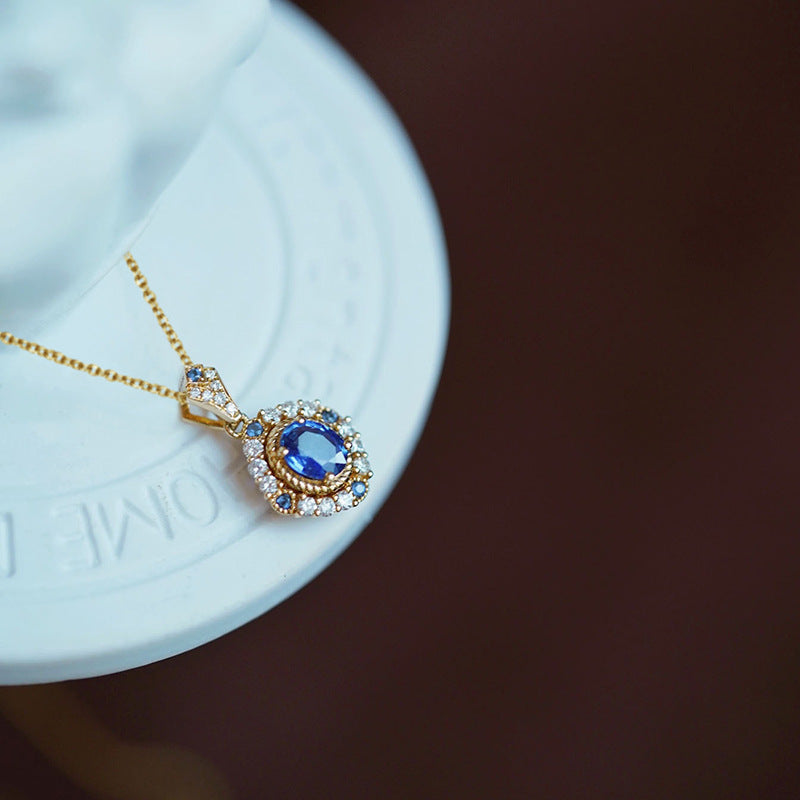 Collier pendentif céleste Royale en or