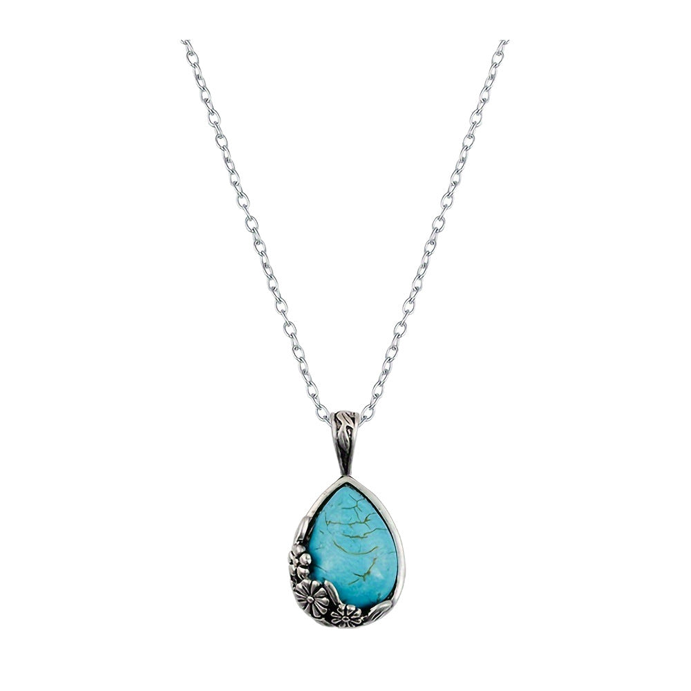 Collier pendentif ornement Serelle en or blanc