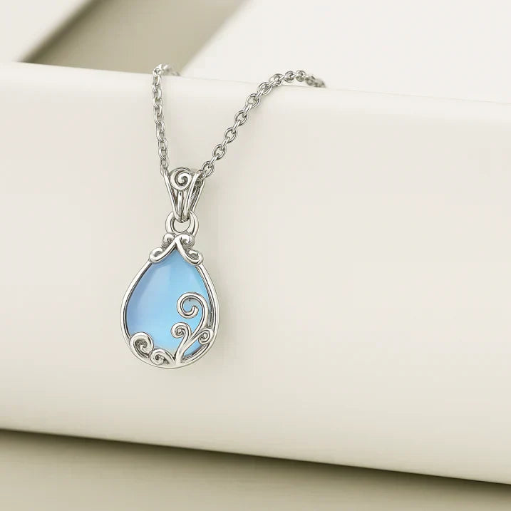 Collier Soraia avec pierre de lune en or
