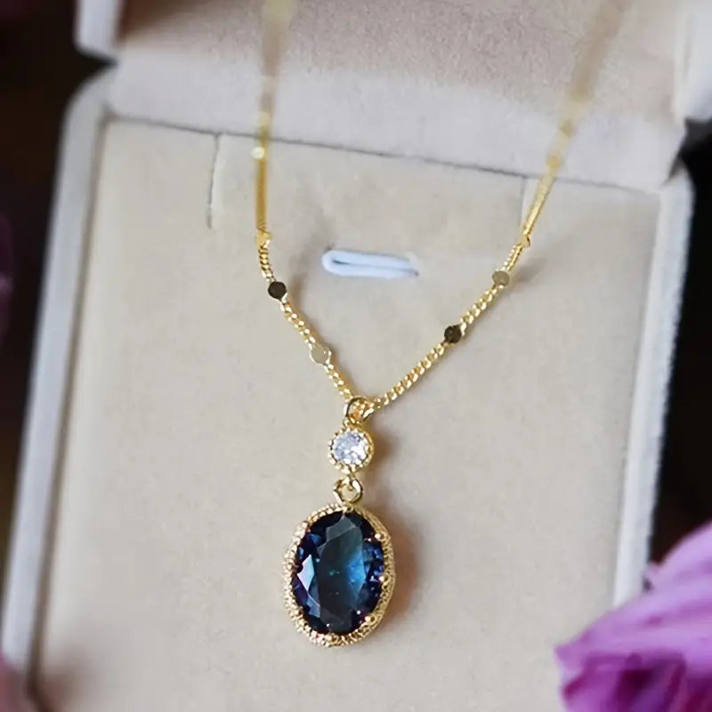 Collier Thessia Lunebray en or