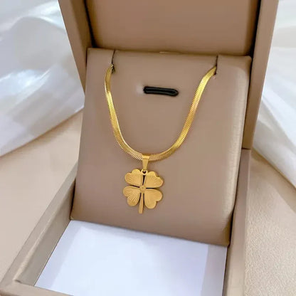 Collier Trèfle Doré