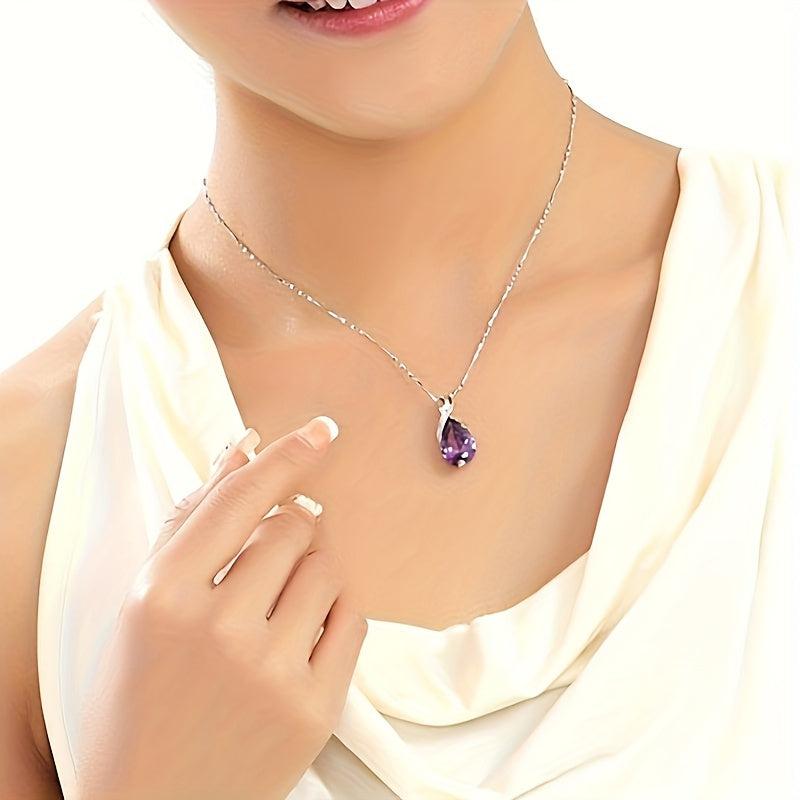 Collier « Verena » avec améthyste en or