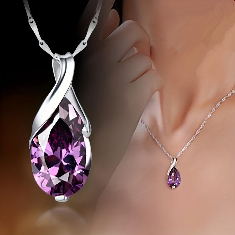 Collier « Verena » avec améthyste en or