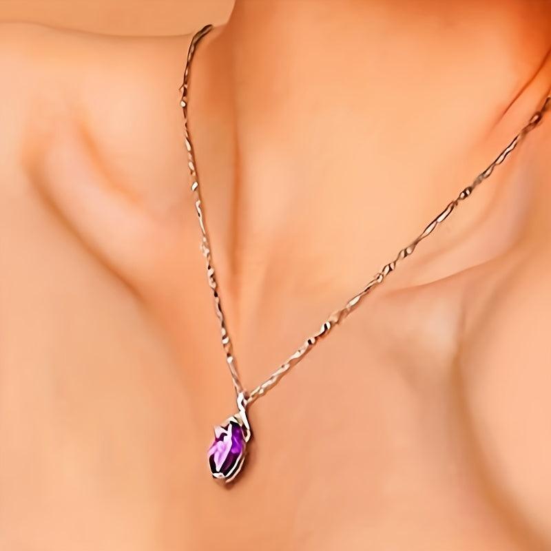 Collier « Verena » avec améthyste en or