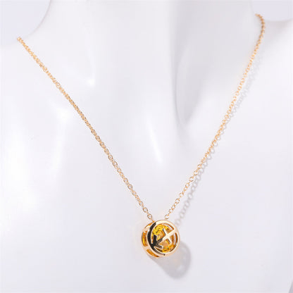 Collier Zodiac à double face