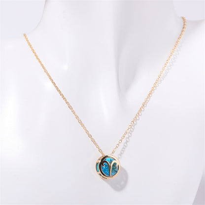 Collier Zodiac à double face