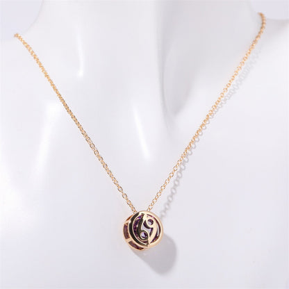 Collier Zodiac à double face