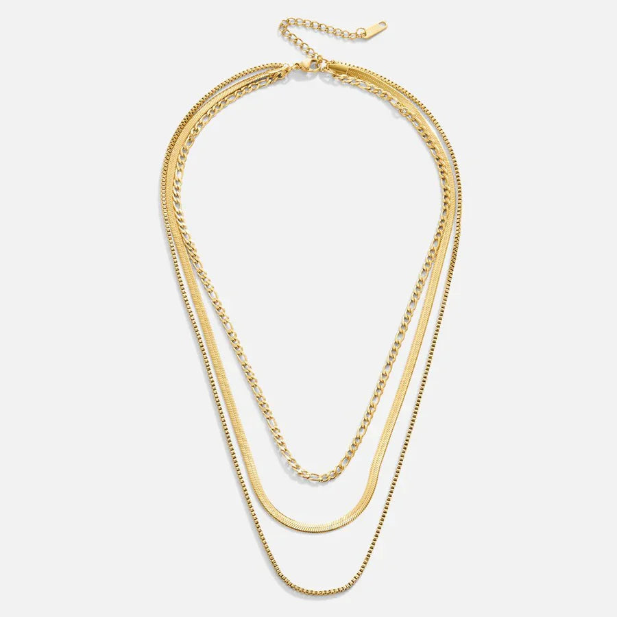 Collier à couches Vienne en or