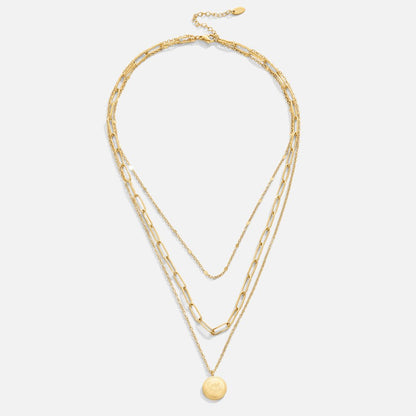 Collier à couches avec pièces « Janie »