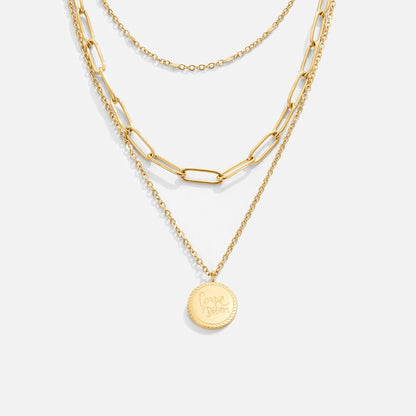 Collier à couches avec pièces « Janie »