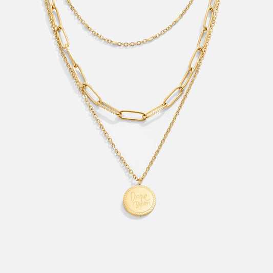 Collier à couches avec pièces « Janie »