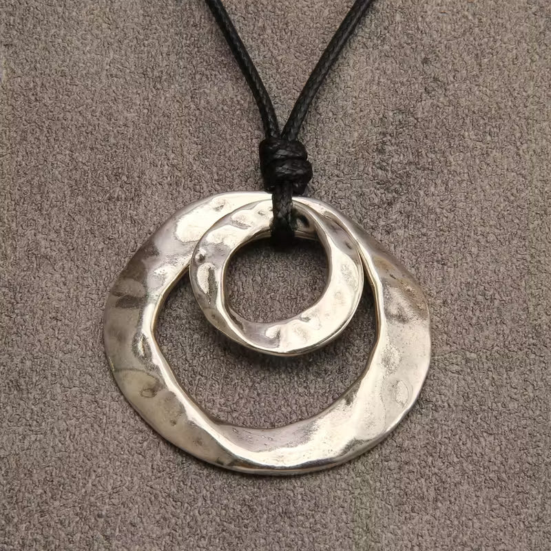 Collier avec pendentif géométrique Irrégulier en or