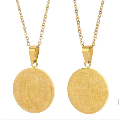 Collier avec Pendentif Ronde en Forme de O