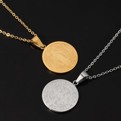 Collier avec Pendentif Ronde en Forme de O