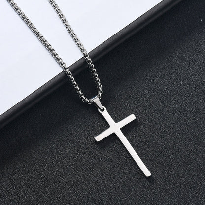 Collier avec croix « Foi Élevée »