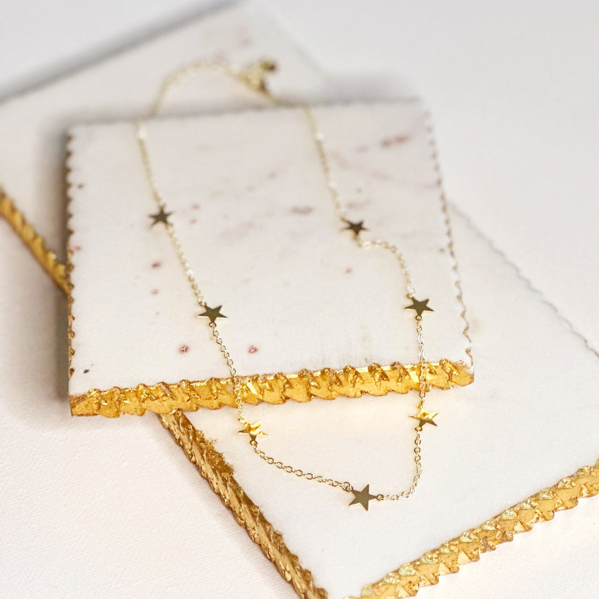 Collier avec pendentif « étoile fine » en or
