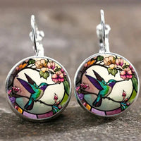 Boucles d'oreilles vertes