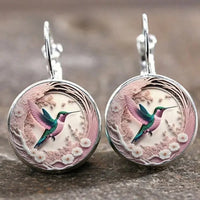 Boucles d'oreilles roses
