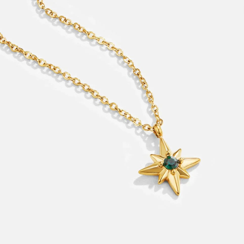 Collier de Gemmes célestes Estelle en or