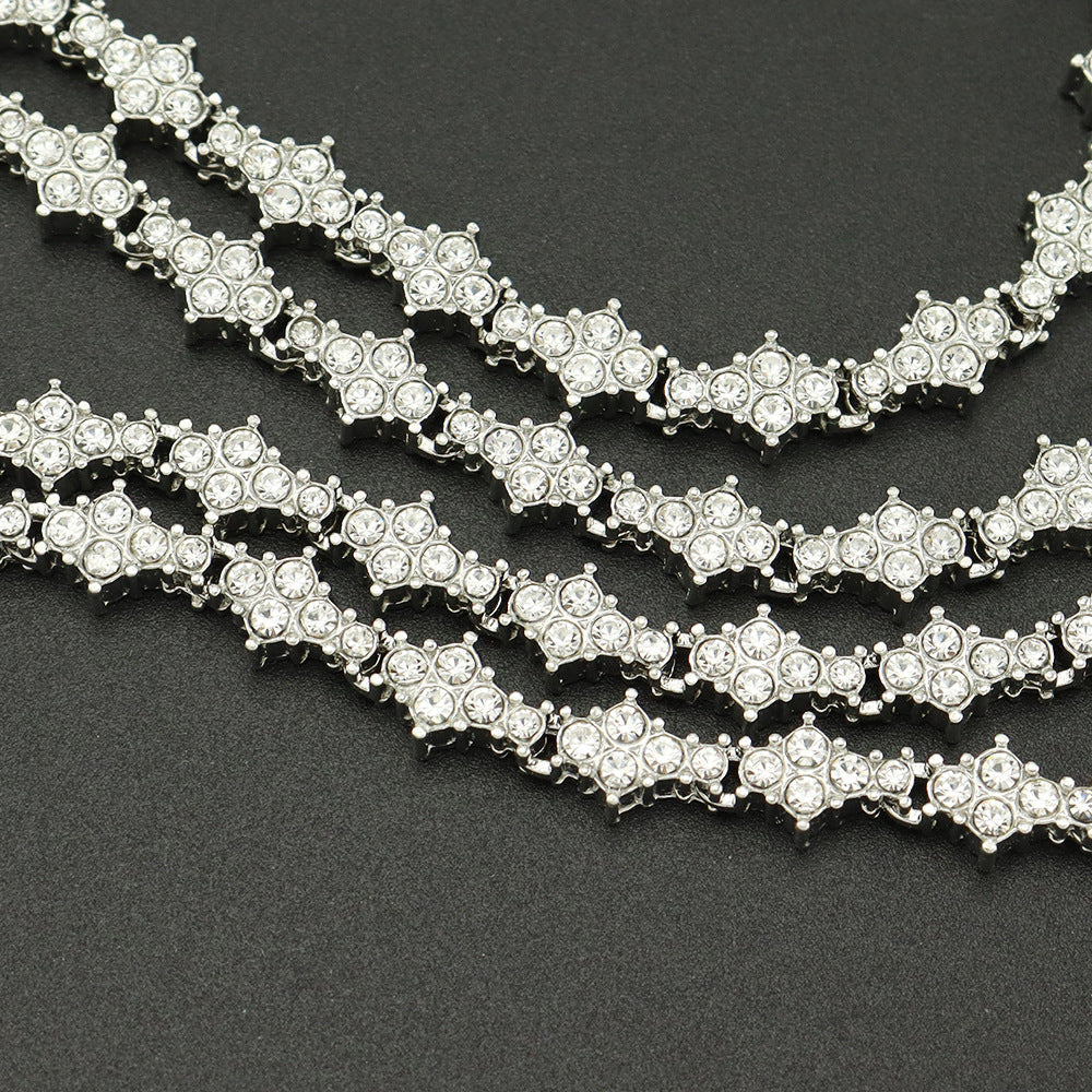 Collier de tennis classique en or