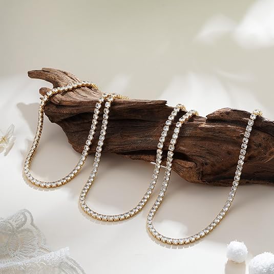 Collier de tennis en or