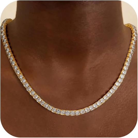 Collier de tennis en or