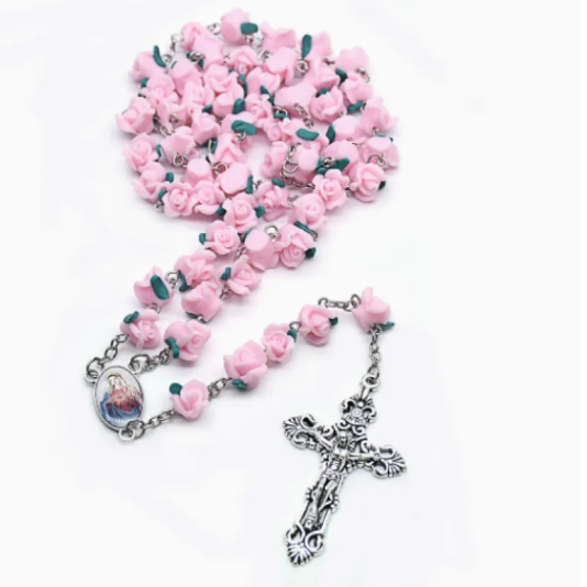 Collier de chapelet avec roues en or