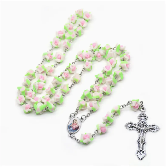 Collier de chapelet avec roues en or
