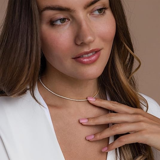 Collier de tennis en or