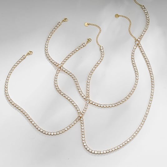 Collier de tennis en or