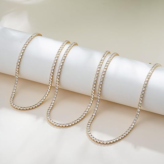 Collier de tennis en or