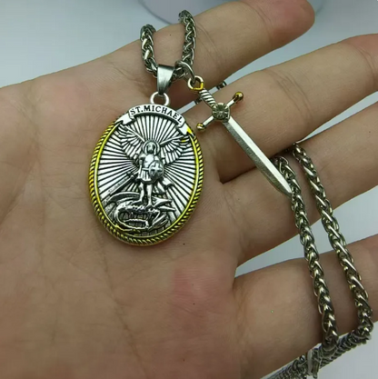 Collier décoratif rétro pour hommes