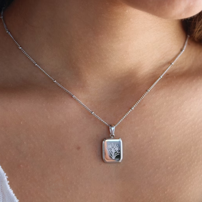 Collier en Argent Rétro