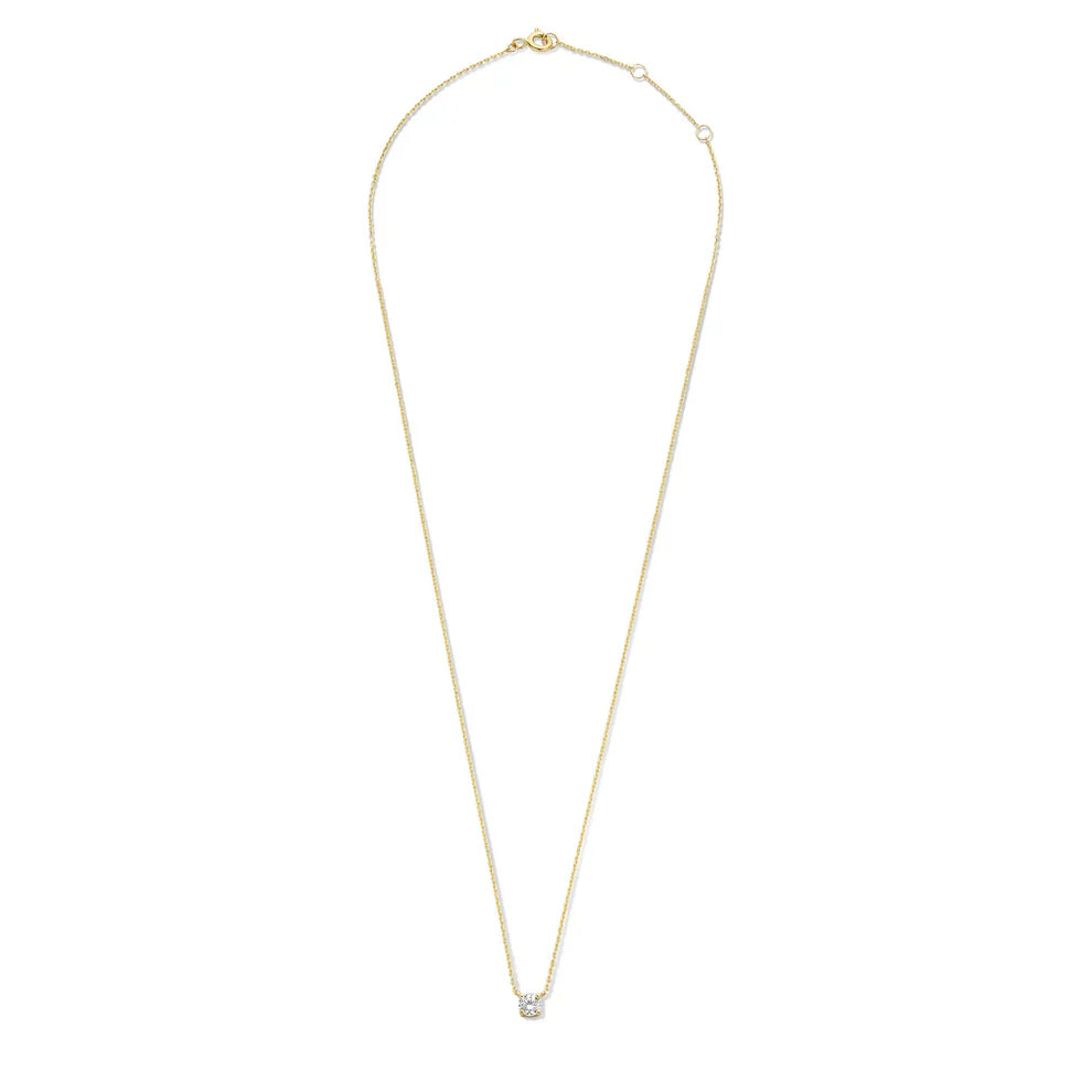 Collier en pierre moissanite Cléa en or