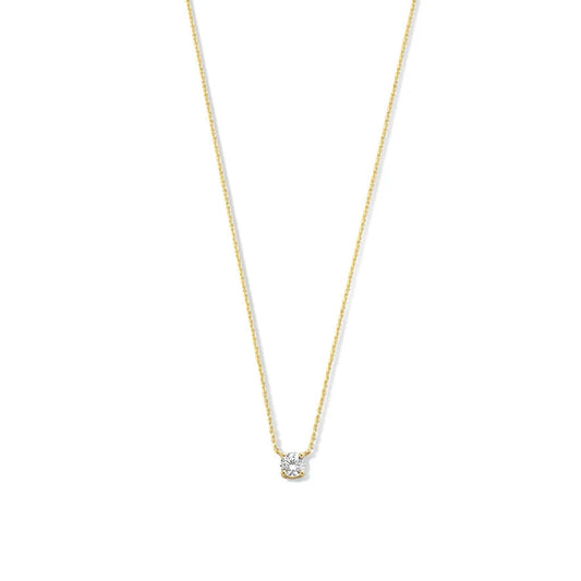 Collier en Pierre Moissanite Cléa | Or