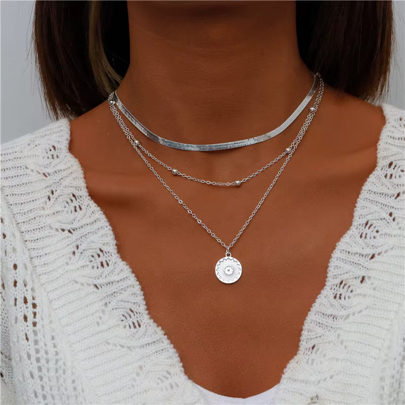 Collier en or blanc
