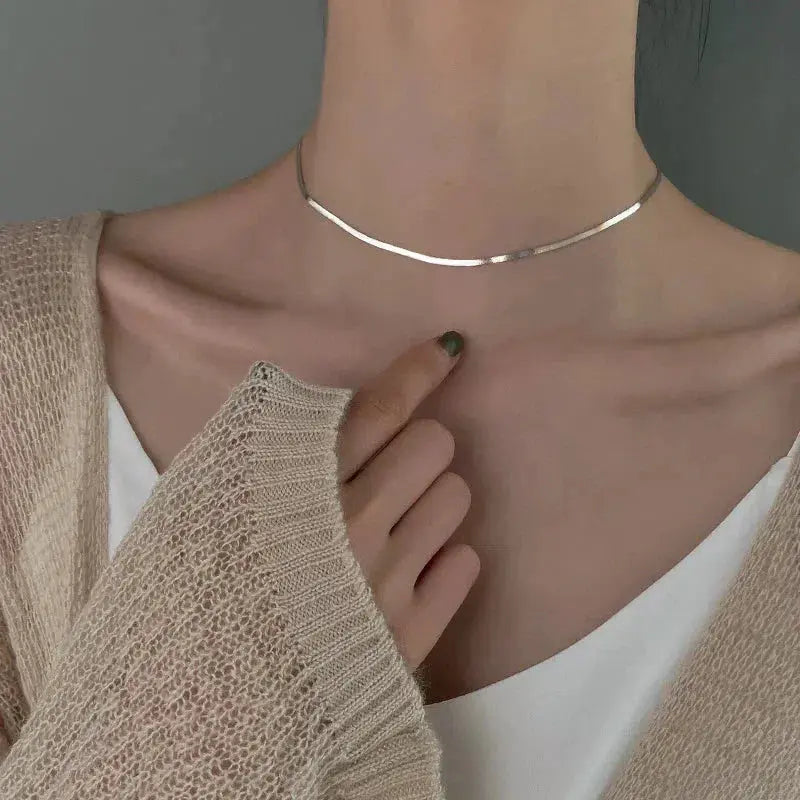 Collier en or blanc